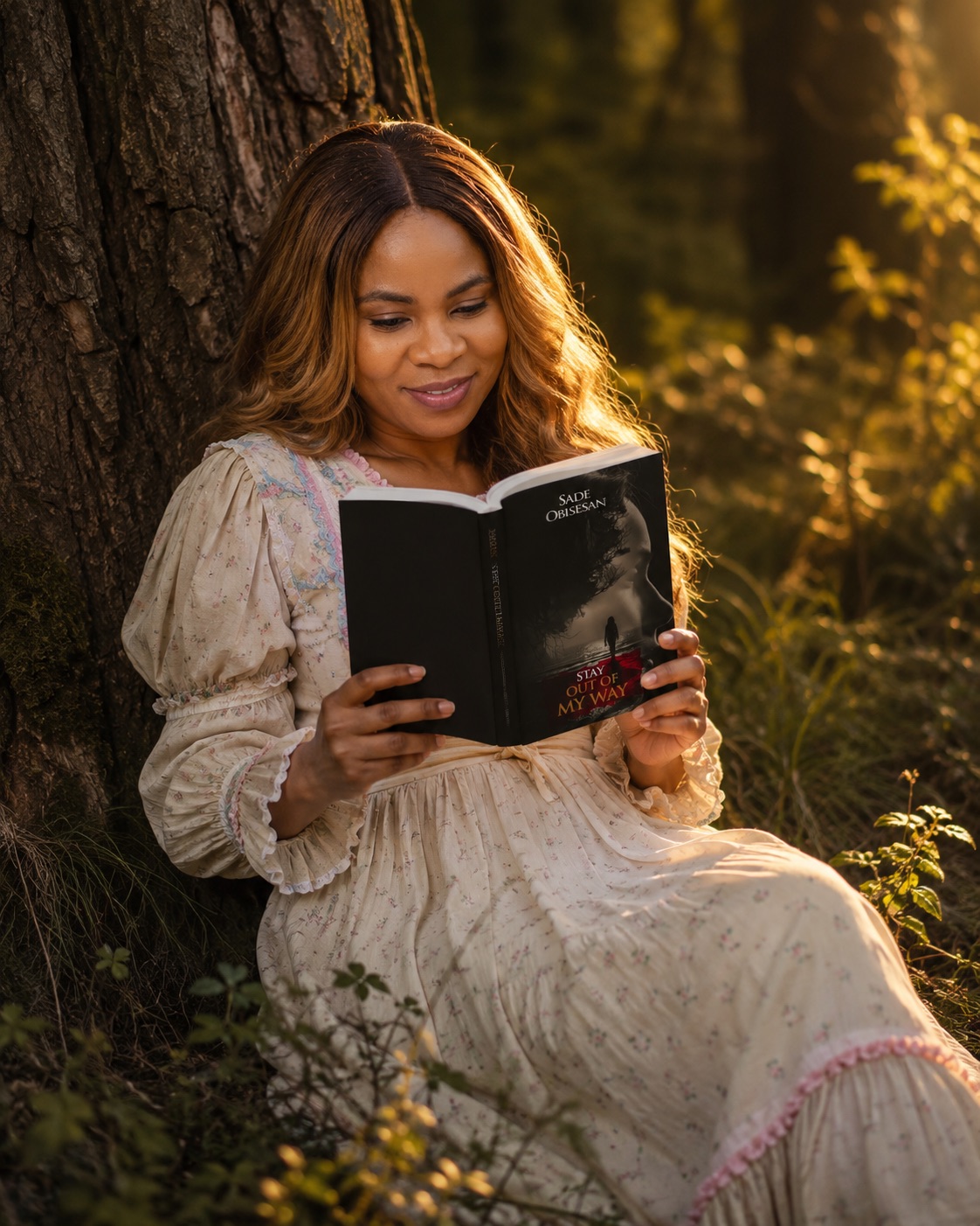Sade Obisesan reading Stay Out Of My Way